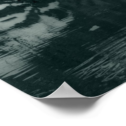 Die Brücke im Central Park Poster (Ecke)