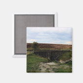 Die Brücke im Grünen Magnet (Vorderseite/Rückseite)