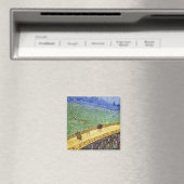 Die Brücke im Regen Vincent van Gogh Kunst Magnet (In Situ (Geschirrspüler))
