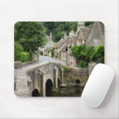 Die Brücke im Schloss Combe, BRITISCHES mousepad (Mit Mouse)