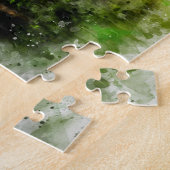 Die Brücke im Wald - Puzzle (Seite)