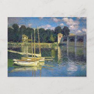 Die Brücke in Argenteuil - Claude Monet Postkarte