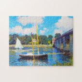 Die Brücke in Argenteuil Claude Monet Puzzle (Horizontal)