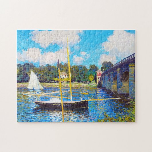 Die Brücke in Argenteuil Claude Monet Puzzle (Horizontal)