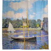 Die Brücke in Argenteuil, Monet Duschvorhang (Vorderseite)