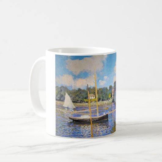 Die Brücke in Argenteuil, Monet Kaffeetasse (Vorderseite Links)