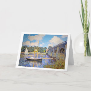 Die Brücke in Argenteuil, Monet Karte