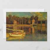 Die Brücke in Argenteuil von Claude Monet (Vorderseite)