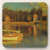 Die Brücke in Argenteuil von Claude Monet Getränkeuntersetzer (Vorderseite)