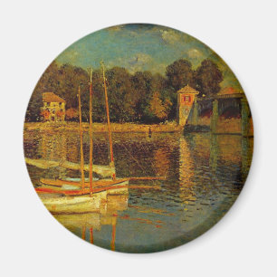 Die Brücke in Argenteuil von Claude Monet Magnet