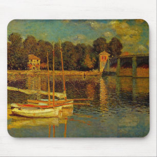 Die Brücke in Argenteuil von Claude Monet Mousepad