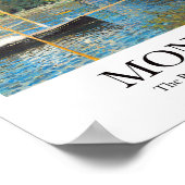 Die Brücke in Argenteuil von Claude Monet Poster (Ecke)