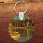 Die Brücke in Argenteuil von Claude Monet Schlüsselanhänger (Vorderseite)