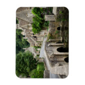 Die Brücke in Castle Combe, britischer Rechteckmag Magnet (Vertikal)