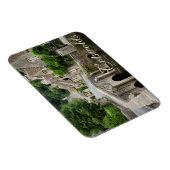 Die Brücke in Castle Combe, britischer Textmagnet Magnet (Rechte Seite)