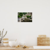 Die Brücke in Castle Combe, britisches Plakat (Küche)