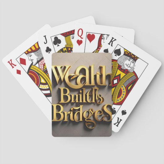 "Die Brücke in den Wohlstand" Spielkarten (Rückseite)