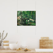 Die Brücke in Maincy oder die Brücke in Mennecy Poster (Küche)