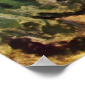 Die Brücke in Narni von Jean-Baptiste-Camille Coro Poster (Ecke)