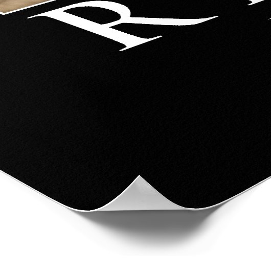 Die Brücke ist vorbei Poster (Ecke)