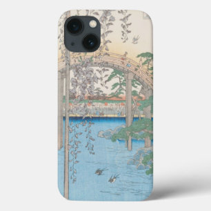 Die Brücke mit Glyzinien oder Kameido Tenjin Case-Mate iPhone Hülle