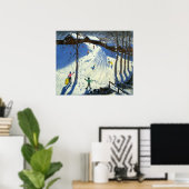 Die Brücke Morzine Poster (Heimbüro)