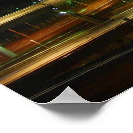 Die Brücke Octavio Frias de Oliveira Sao Paulo Poster (Ecke)