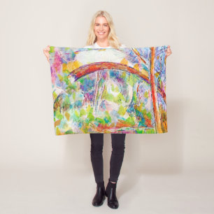 Die Brücke, Paul Cezanne Fleecedecke