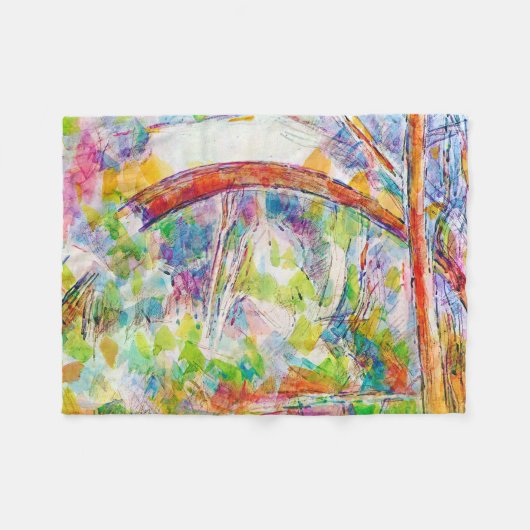 Die Brücke, Paul Cezanne Fleecedecke (Vorderseite (Horizontal))