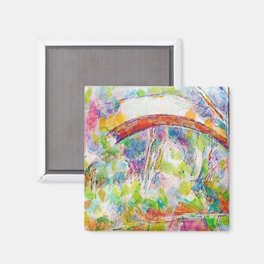 Die Brücke, Paul Cezanne Magnet (Vorderseite/Rückseite)