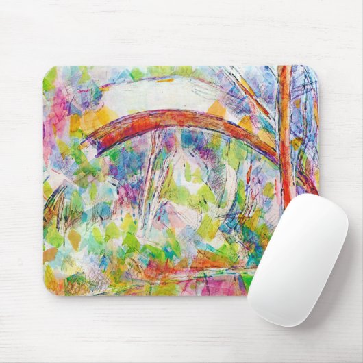 Die Brücke, Paul Cezanne Mousepad (Mit Mouse)