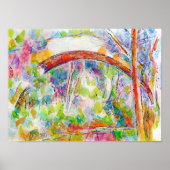 Die Brücke, Paul Cezanne Poster (Vorne)