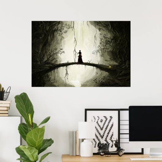 Die Brücke Poster (Heimbüro)