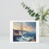 Die Brücke, Postkarte (Stehend Vorderseite)