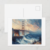 Die Brücke, Postkarte (Vorne/Hinten)