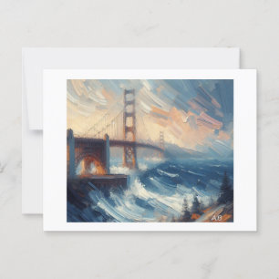 Die Brücke, Postkarte