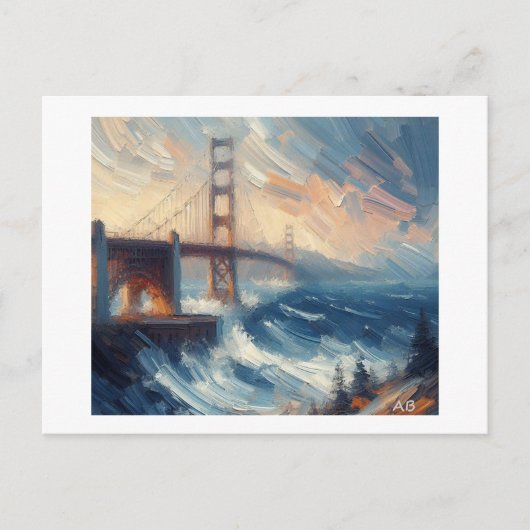 Die Brücke, Postkarte (Vorderseite)