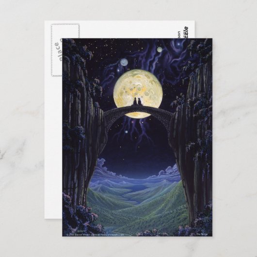 Die Brücke Postkarte (Vorne/Hinten)