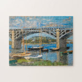 Die Brücke über das Seine Monet Feine Kunst Puzzle (Horizontal)