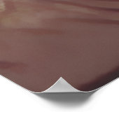 Die Brücke über das Wasser | AI Art Poster (Ecke)
