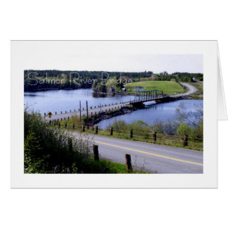 Die Brücke über den Fluss Lachs