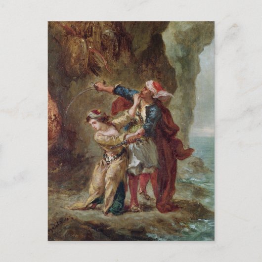 Die Brücke von Abydos, 1843 Postkarte (Vorderseite)