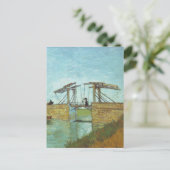 Die Brücke von Arles - Vincent Van Gogh Postkarte (Stehend Vorderseite)