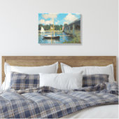 Die Brücke von Claude Monet in Argenteuil Leinwanddruck (Insitu (Schlafzimmer))