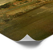 Die Brücke von Harnham und der Kathedrale von Sali Poster (Ecke)