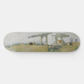 Die Brücke von Langlois von Vincent Van Gogh Skateboard (Horizontal)