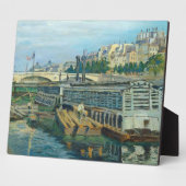 Die Brücke von Louis Philippe, 1875 (Öl auf Leinwa Fotoplatte (Seite)