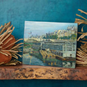 Die Brücke von Louis Philippe, 1875 (Öl auf Leinwa Fotoplatte (Seite)