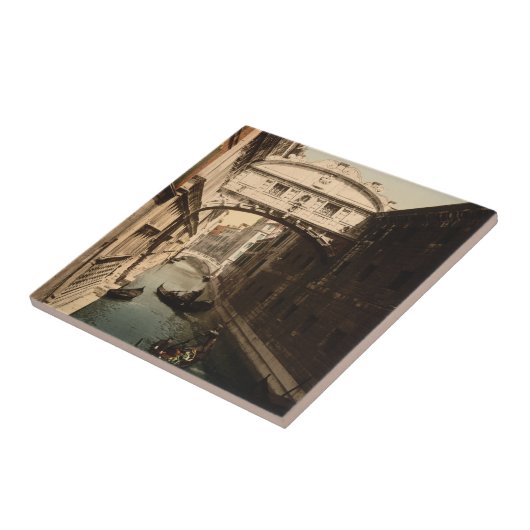 Die Brücke von Seufzern II, Venedig, Italien Fliese (Seite)