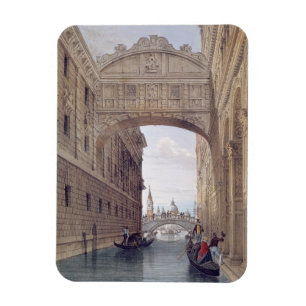 Die Brücke von Seufzern, Venedig, graviert durch Magnet